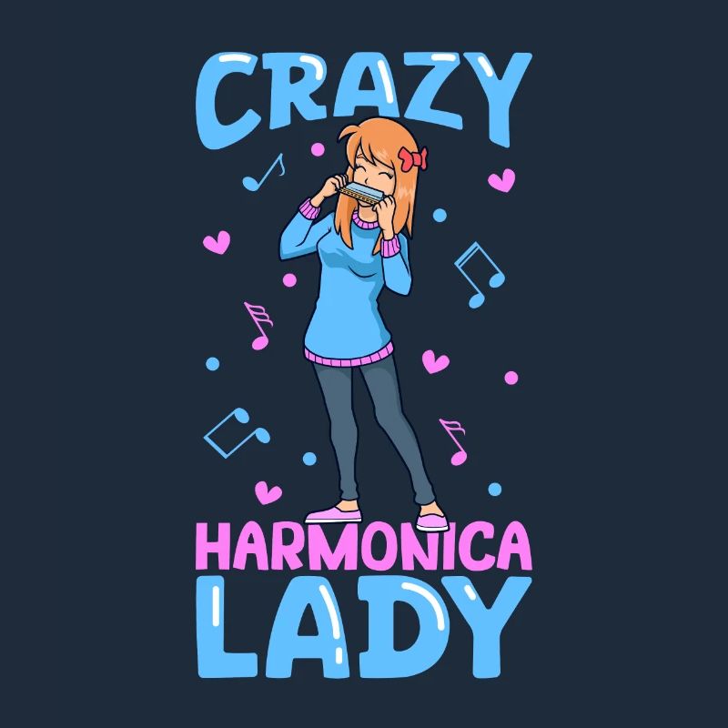 Crazy Harmonica Lady