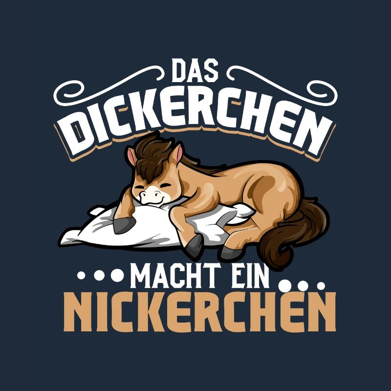 Pferd - Das Dickerchen macht ein Nickerchen