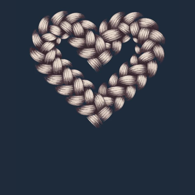 Cable Knit Heart Cable Knit Frame