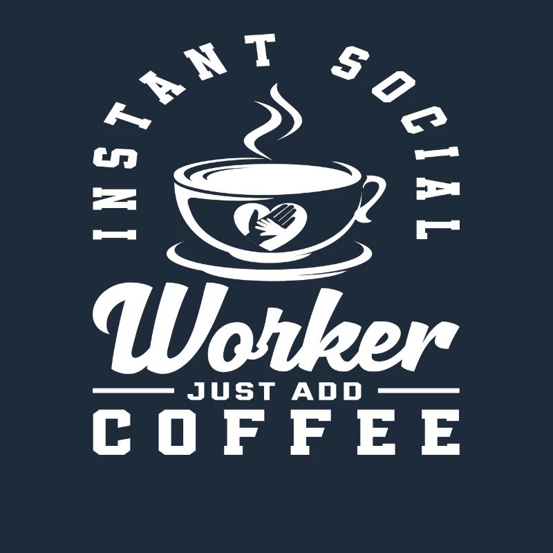 Travailleur social instantané Il suffit d’ajouter du café