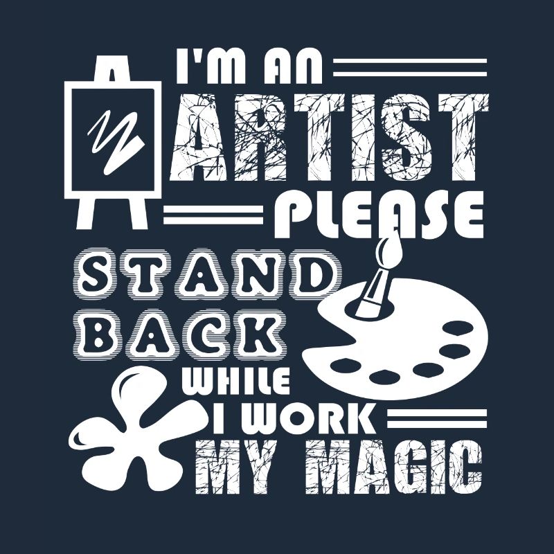 Artist Stand Back While Artist Work Magic