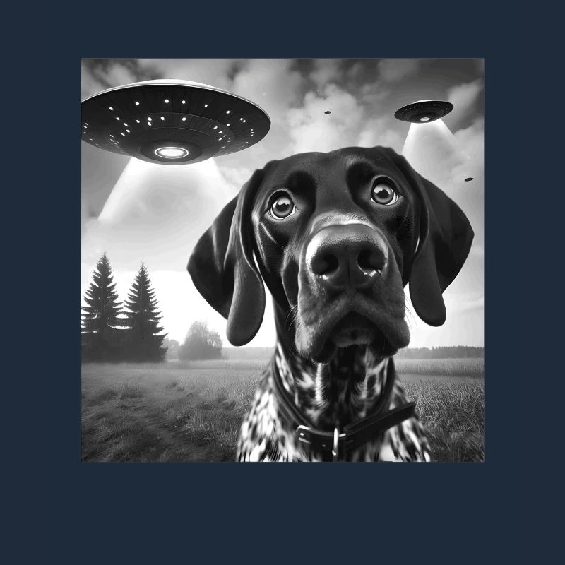 German Shorthaired Pointer Funny Sci-fi Graphic Se