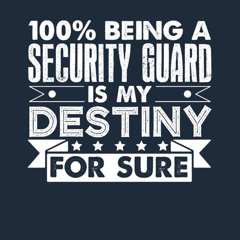 Security Guard Being A Security Guard