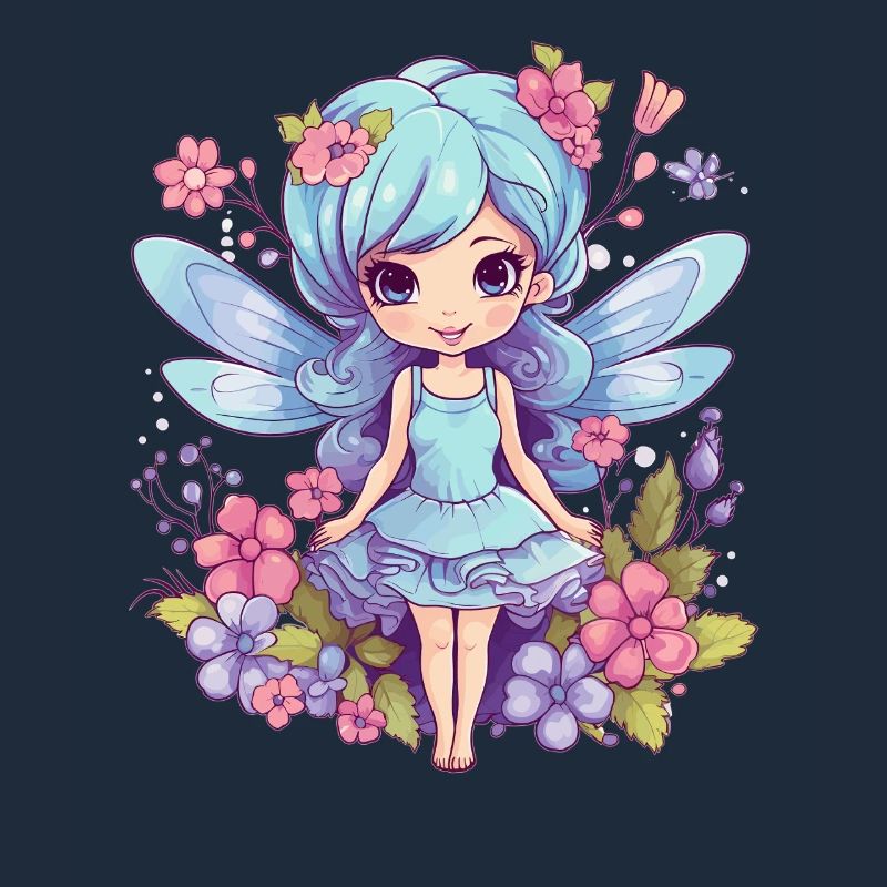 Fée des fleurs magique