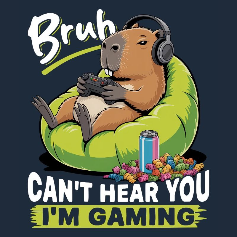 Capybara Gamer Gaming