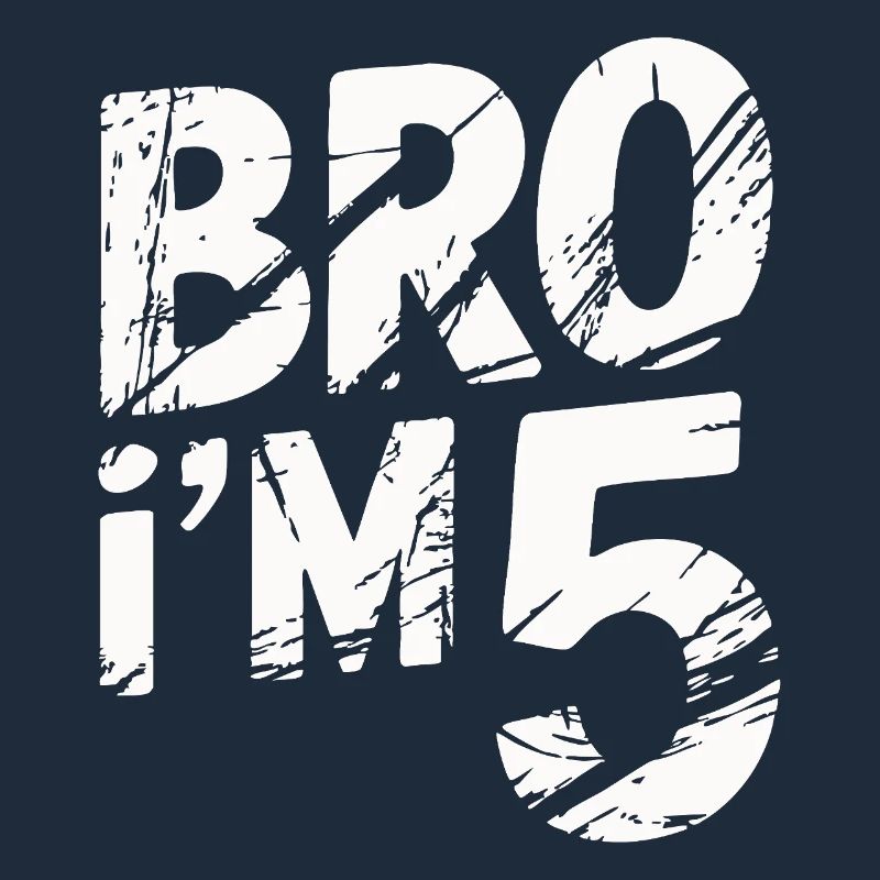 Bro, ich bin 5 – Coole Geburtstags-Design