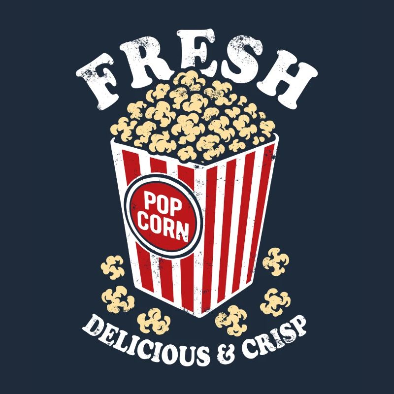 Frisches Popcorn - knusprig, lecker - Geschenk