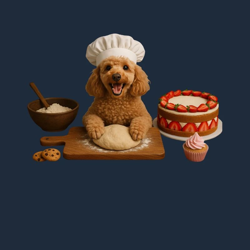 Caniche Gâteau Cuisson Biscuits