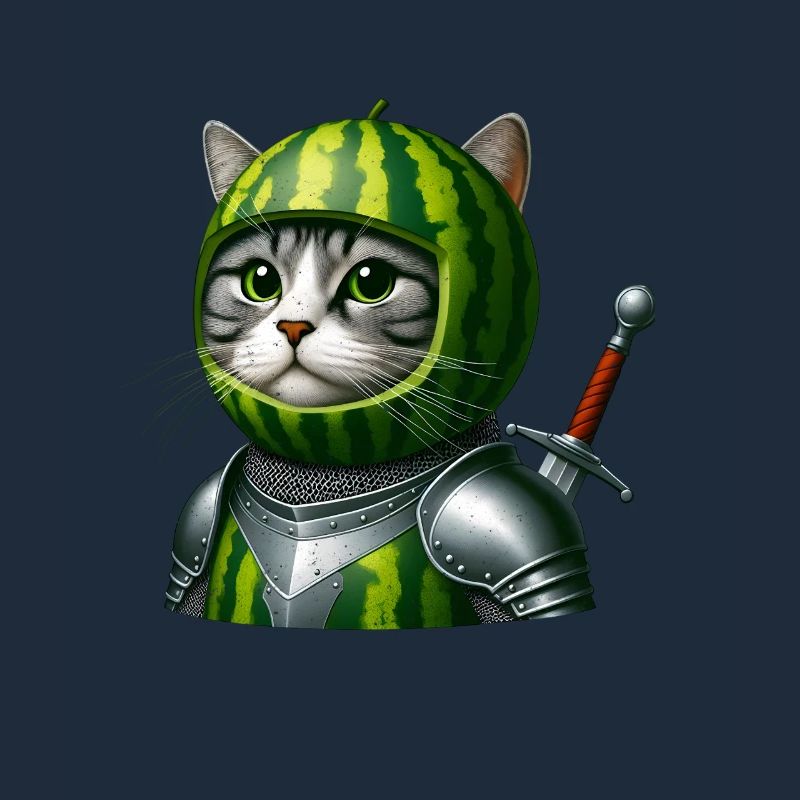 Chevalier chat pastèque