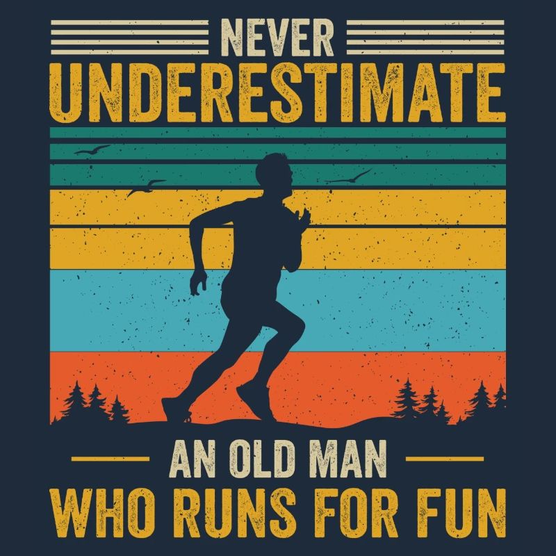 Never underestimate an old man who runs for fun