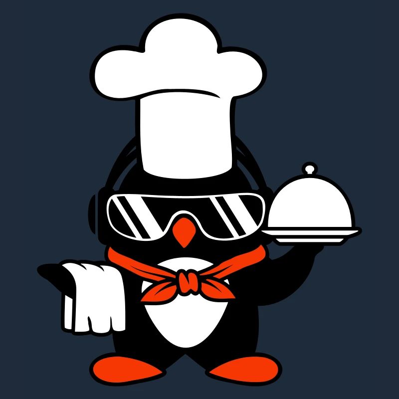 Penguin Chef Chef Chef Hat Lunettes de soleil de cuisson