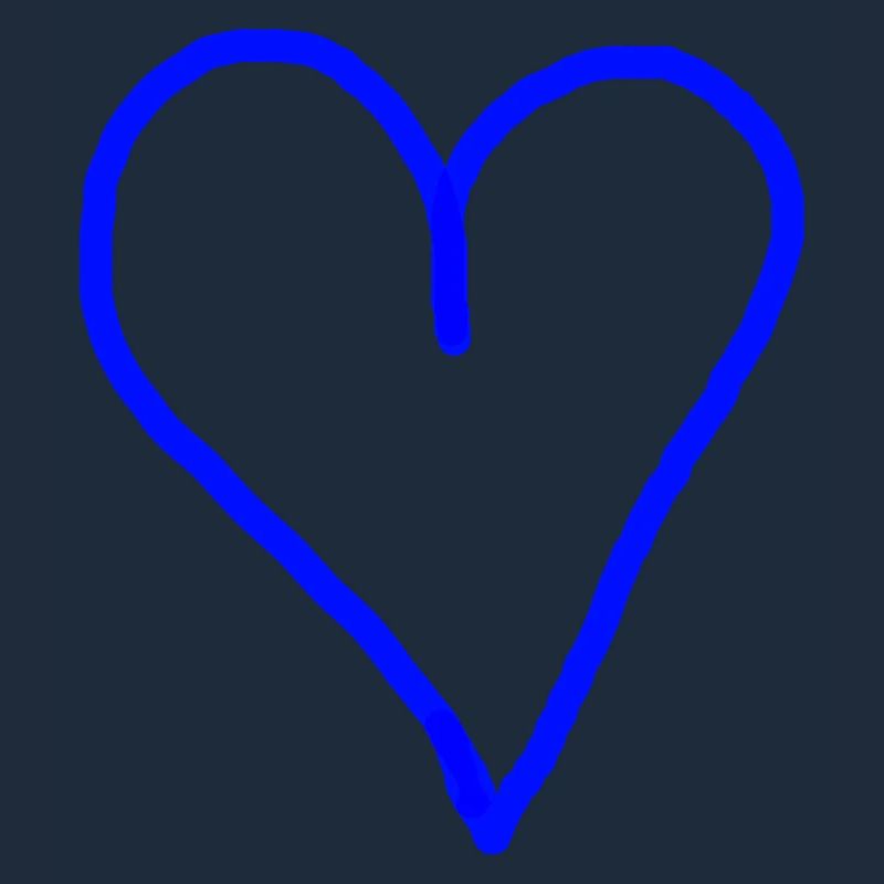Heart Blue Gift Idea