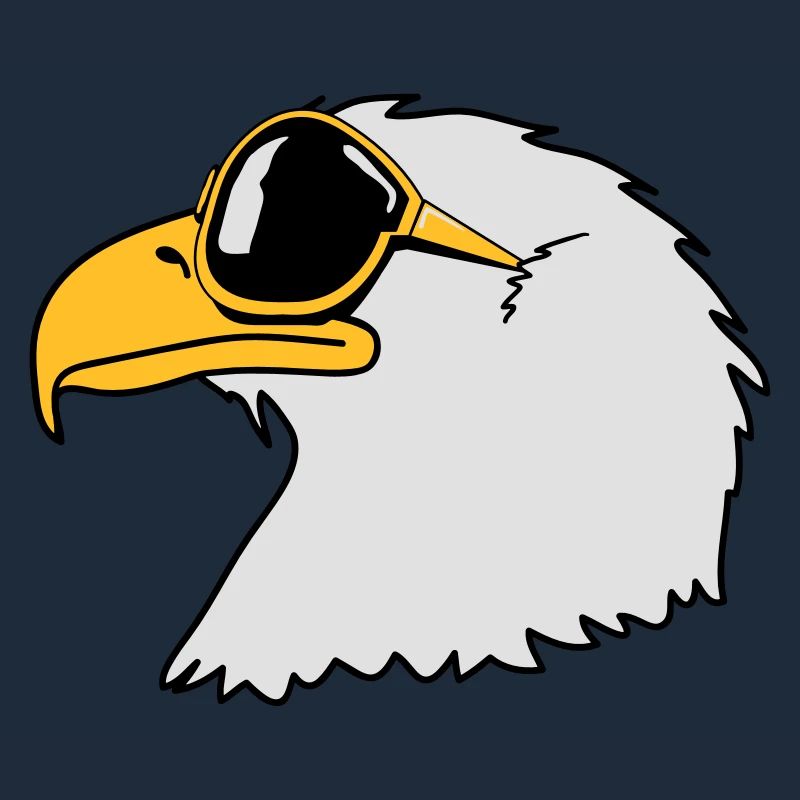 Eagle sunglasses cool bird funny