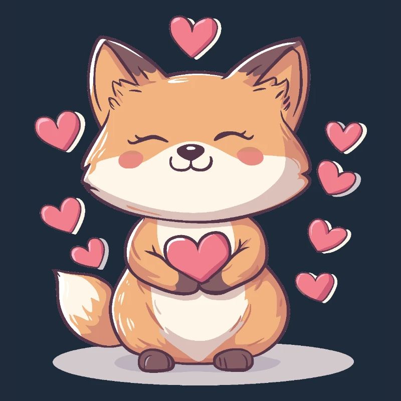 Ein Chibi-Fuchs als Babygeschenk