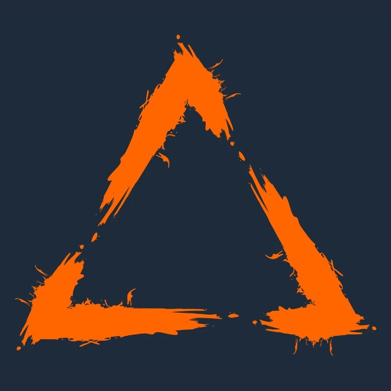 Triangle geometry icon