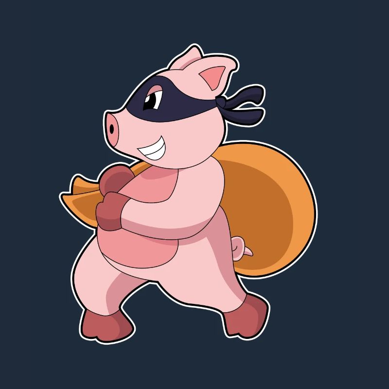 Pig as jogger