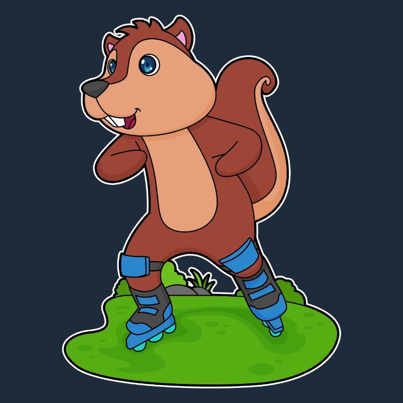 Squirrel Inline Skating Roller Skates