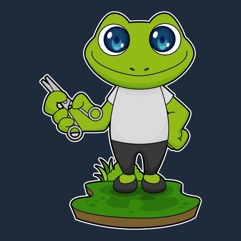 Frog Barber Scissors