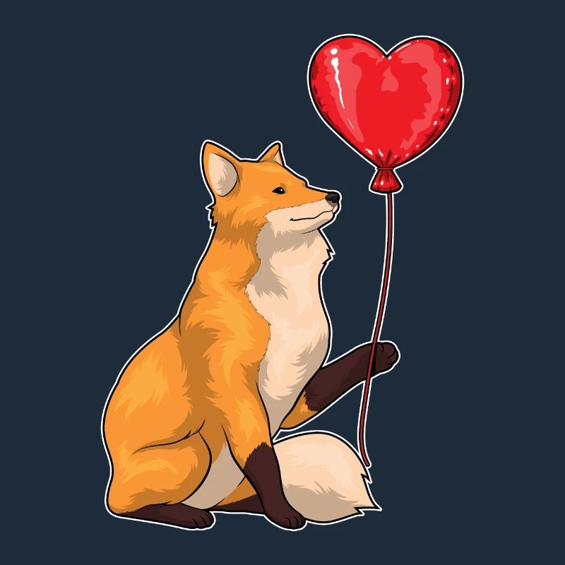 Fuchs Herz Luftballon