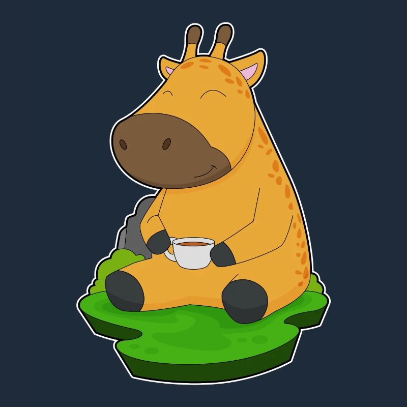 Giraffe Kaffee Tasse
