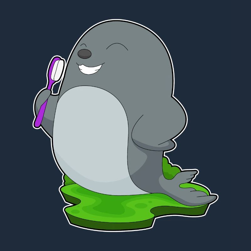 Seal Teeth Brushing Toothbrush