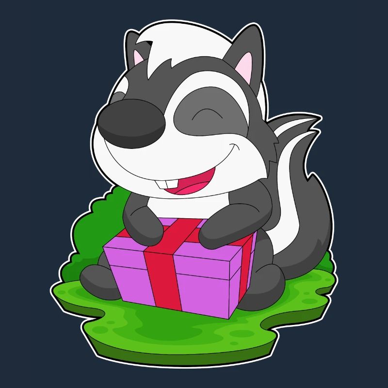 Skunk Christmas Package