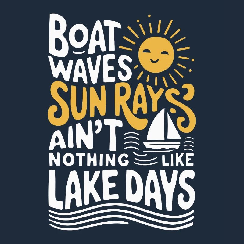 Boot Wellen Sonnenstrahlen Seetage, Sommer,