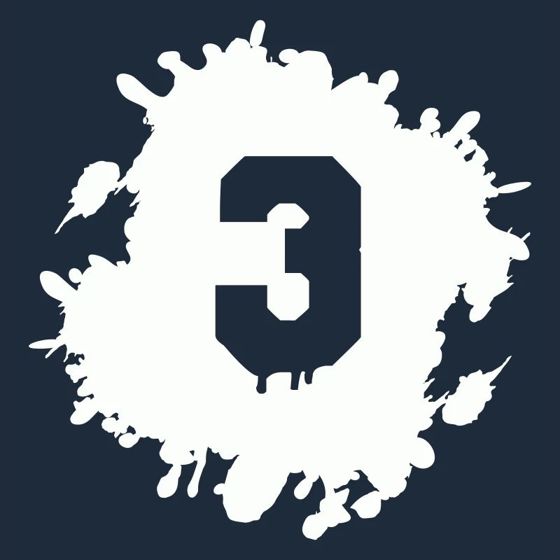 3 klecks