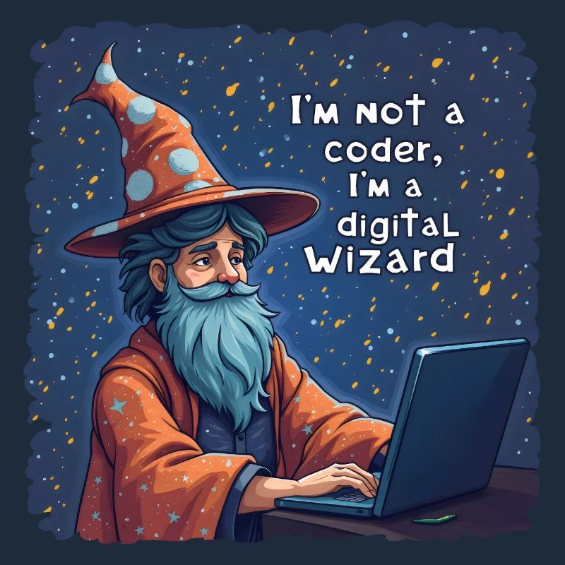 I'm Not a Coder I'm a Digital Wizard Programmierer