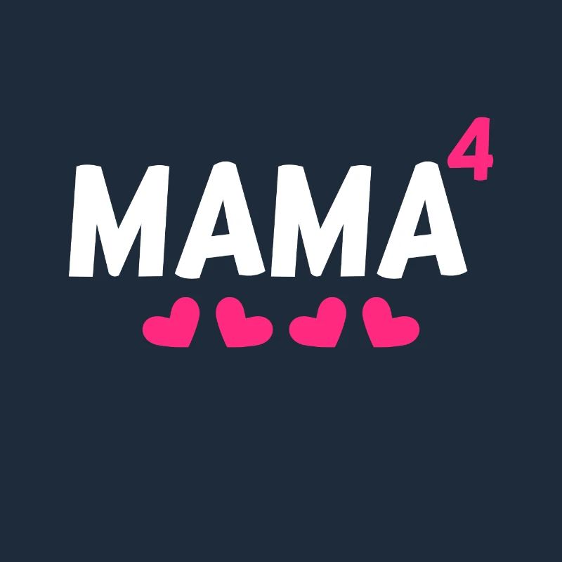 Mama hoch Vier 4 Kinder