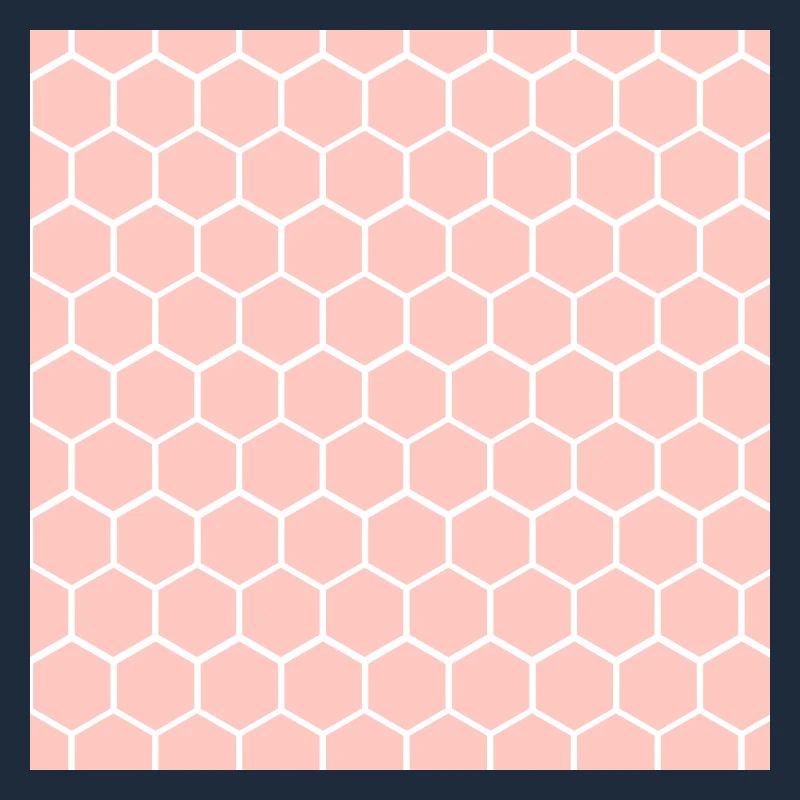 Pink Honeycomb Pattern