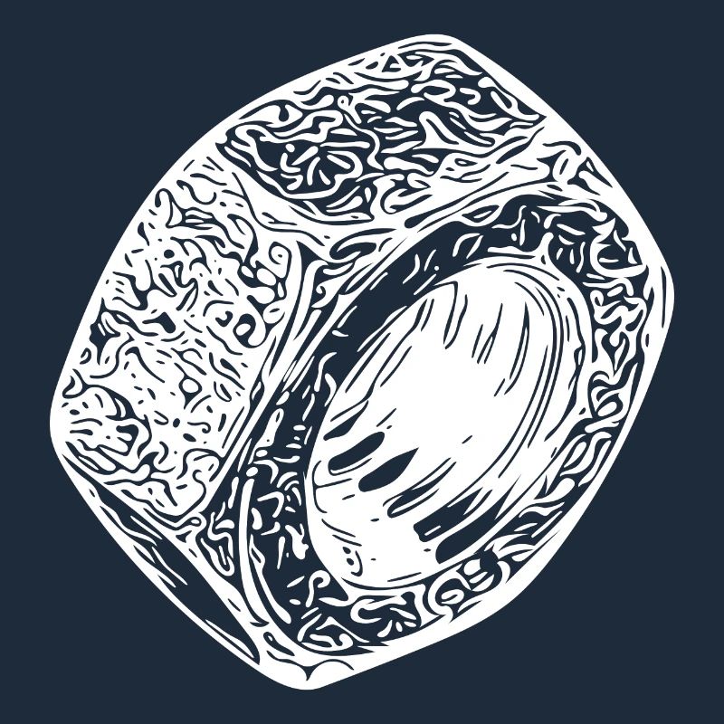 Schraubenmutter heller Oberfläche