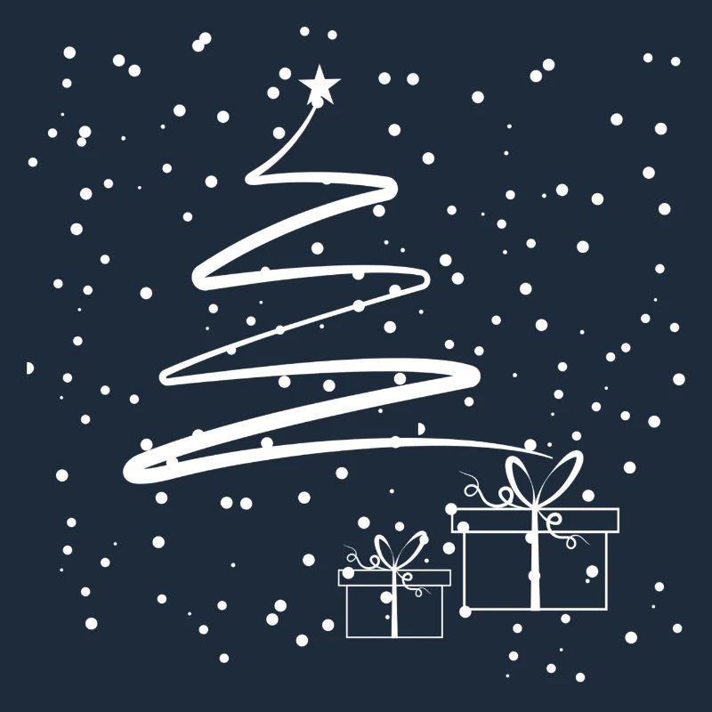 Sapin de Noël minimal