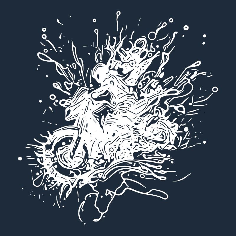Racing Motorcycle Tattoo Splash Style
