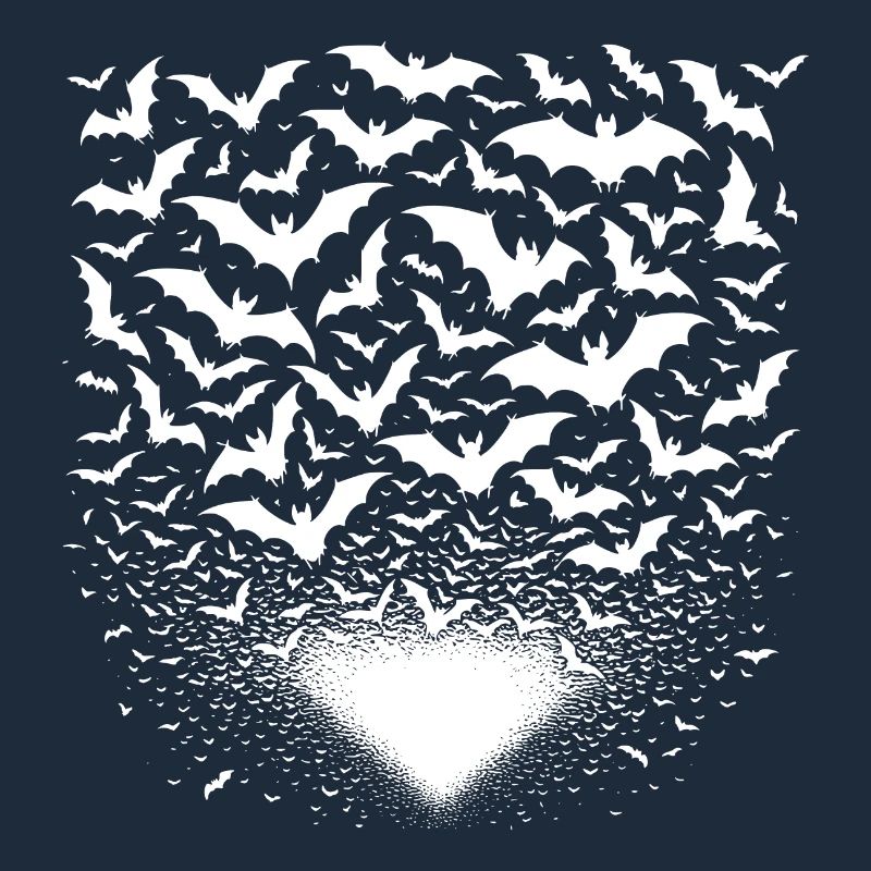 Énorme essaim de chauves-souris