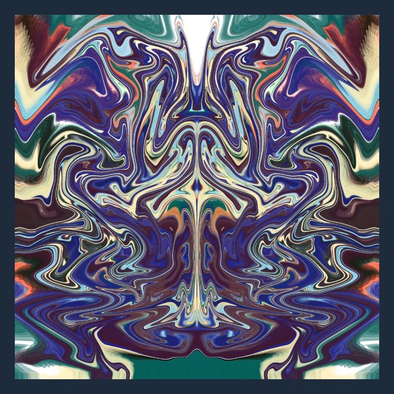 Abstract with a bull pattern