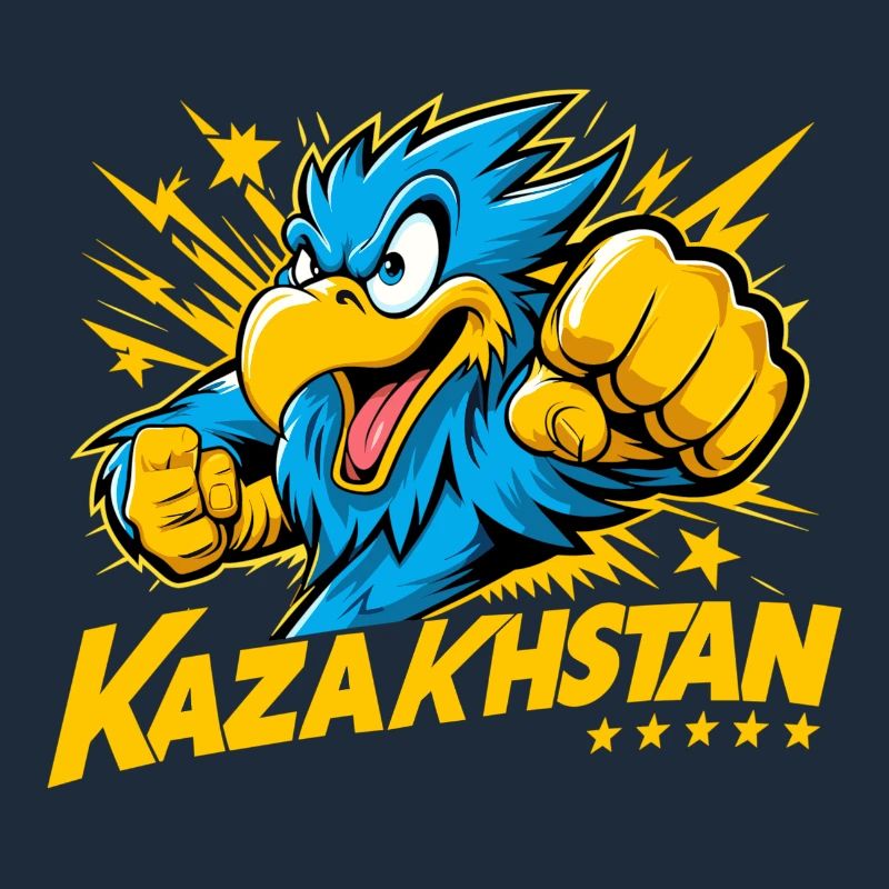 Kazakhstan Eagle Flag Flag Power Cool Gift