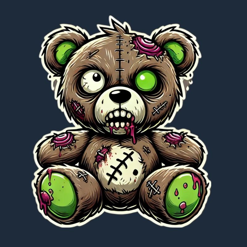 Zombie Teddybär, Teddy, Horror, Funky, süß