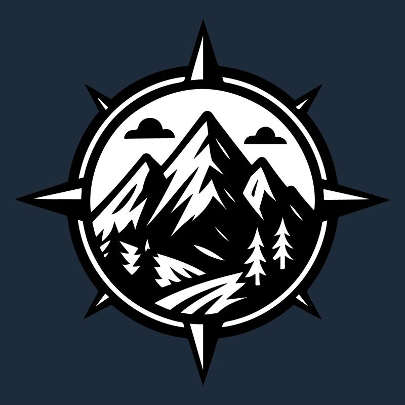 Berge Kompass