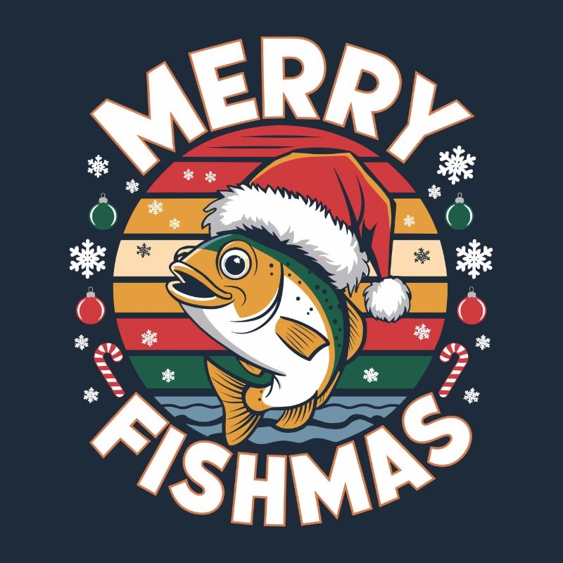 Merry FishmasFun Angler Design