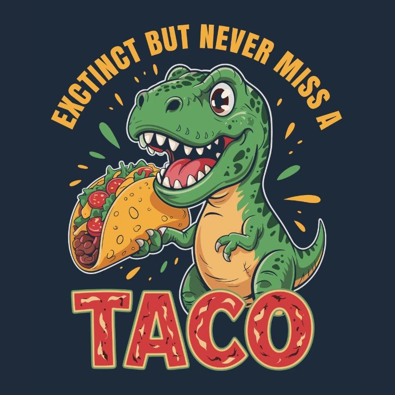 Dinosaurier lieben Tacos Cinco de Mayo design