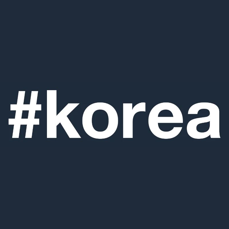 CORÉE Hashtag