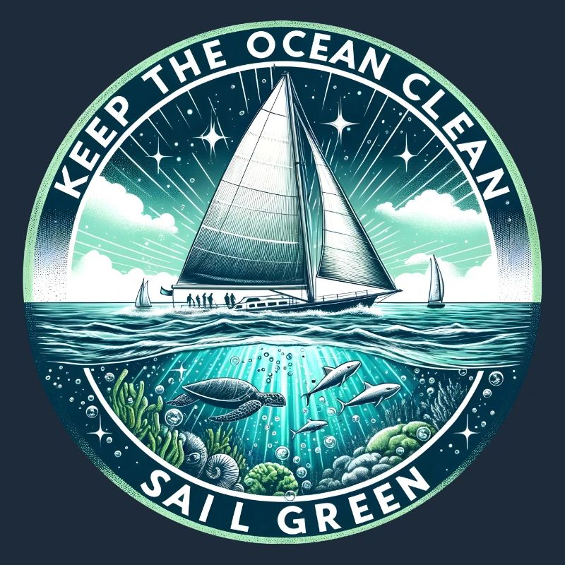 Sail Sailboat Ocean Clean Keep Sailing Green