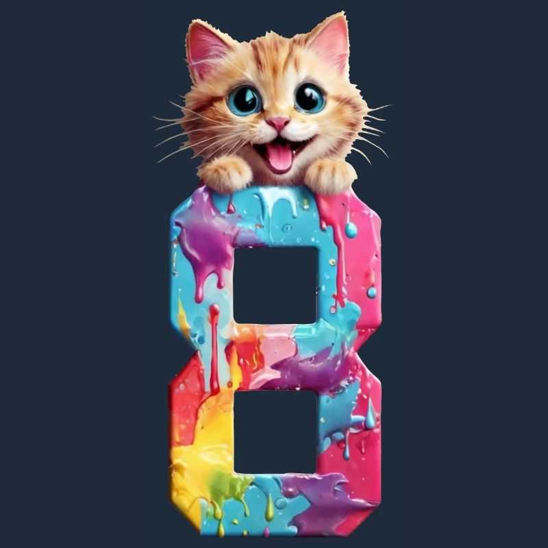 CHAT 8 ANS 8E ANNIVERSAIRE