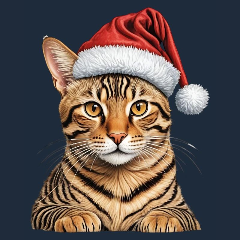 Chat Bengale de Noël