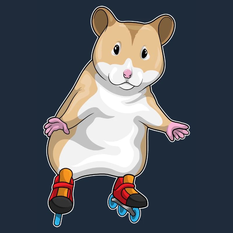 Hamster Inline skating Rollschuhe