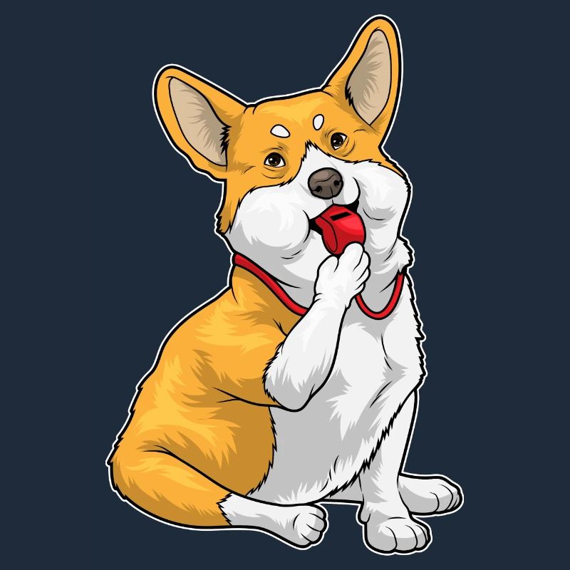 Corgi Referee Whistle