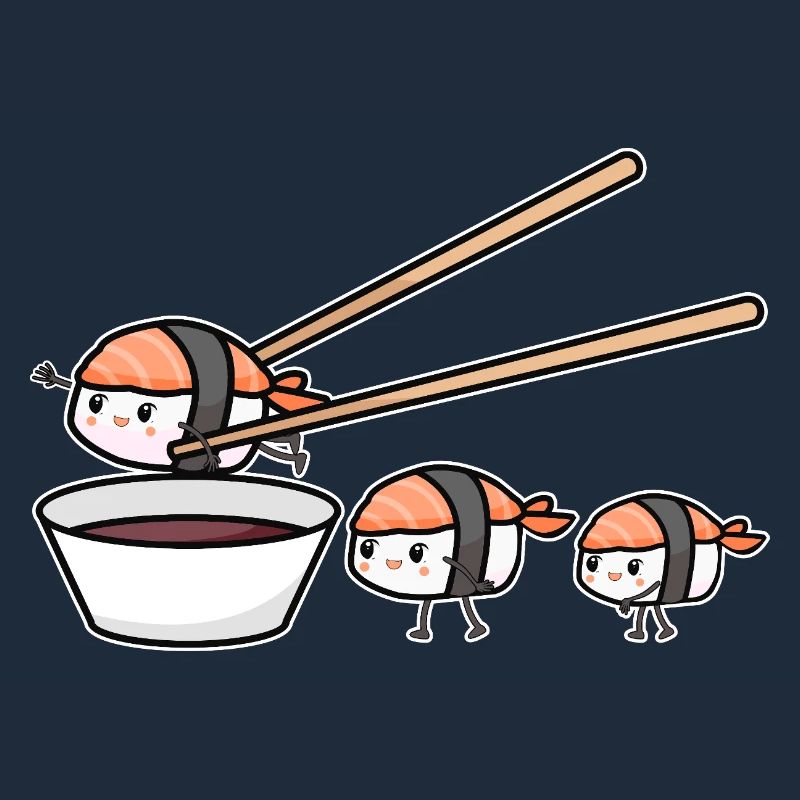 Sushi Lover Happy Flying Sushi