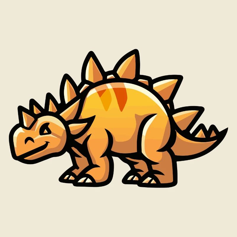 Dinosaur Stegosaurus Comic