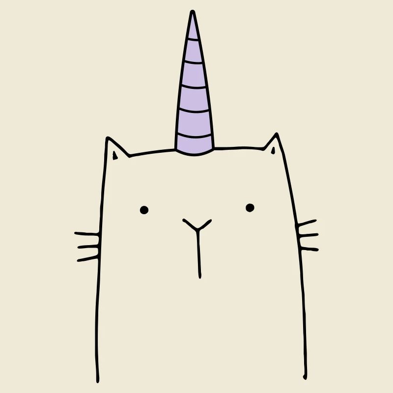 Cadeau mignon chat licorne